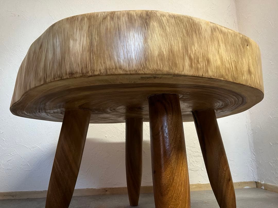 木製　テーブル　無垢　丸太輪切