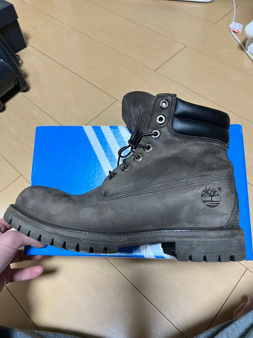 ティンバーランド　ダークブラウン ワークブーツ