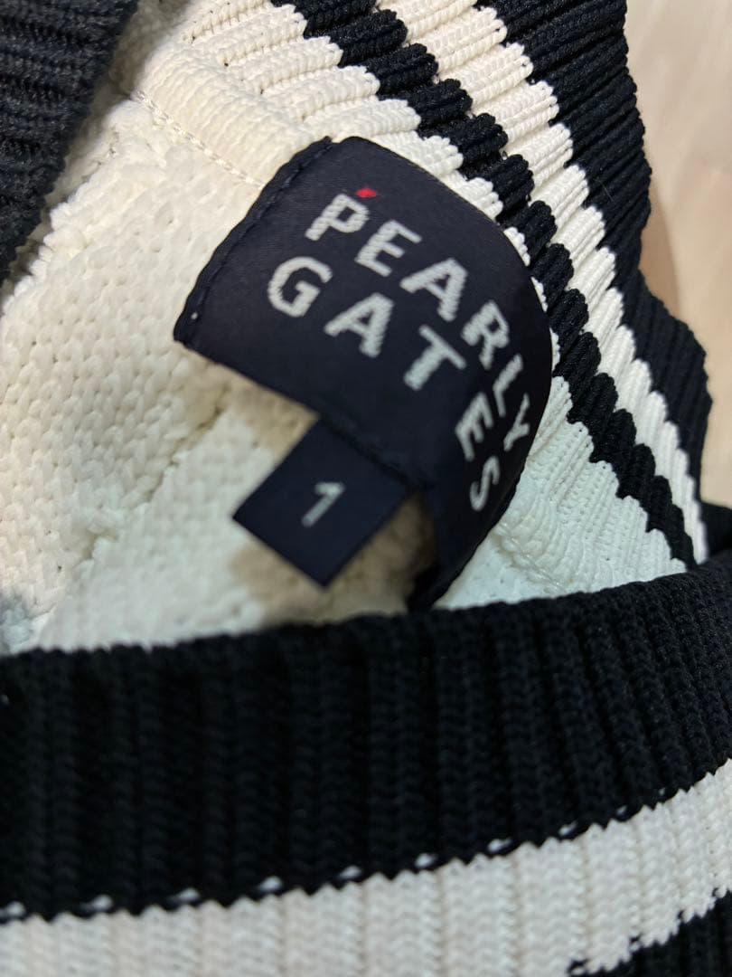 PEARLY GATES パーリーゲイツ ベスト ニット 白 サイズ1