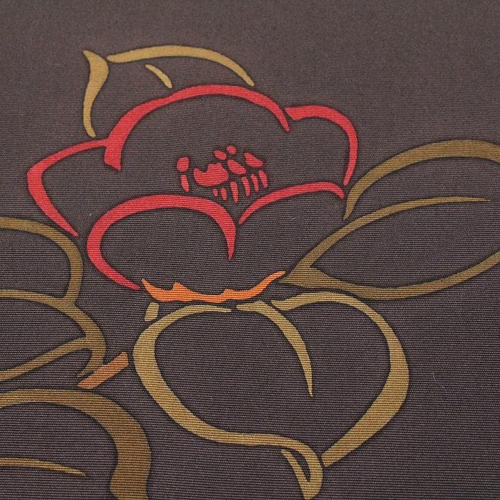 京ごふく【えり善】お誂え　最高級の塩瀬【手描き本友禅染】　新品の九寸名古屋帯です