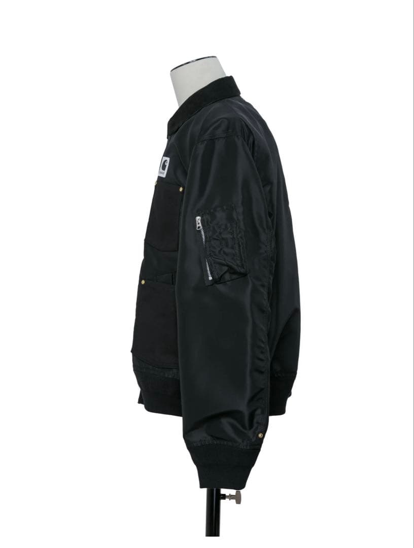 sacai carhartt サカイ カーハート MA-1 黒 ブラック