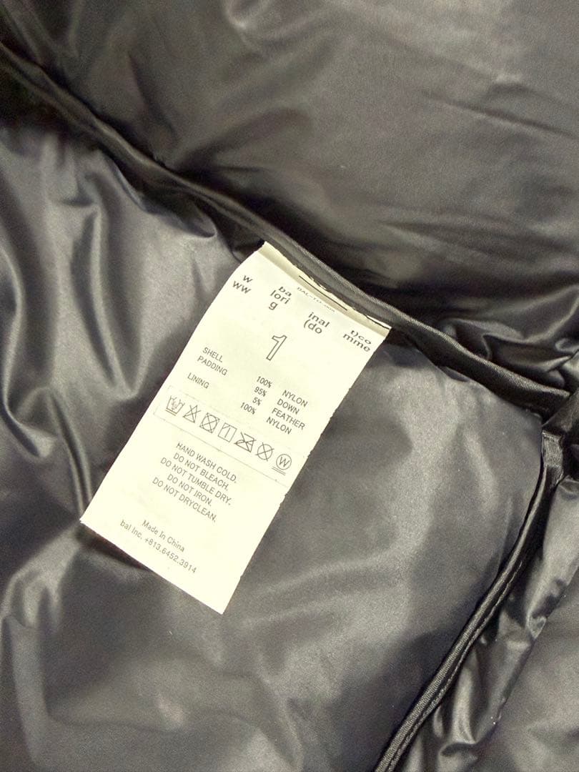 ジャケット・アウター BAL TAION DOWN PARKA BLACK