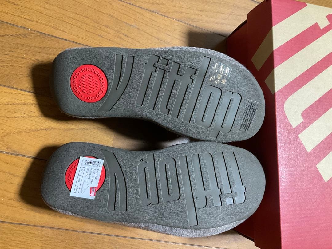 fitflopフィットフロップ シャビフェルト スリッポン サボ
