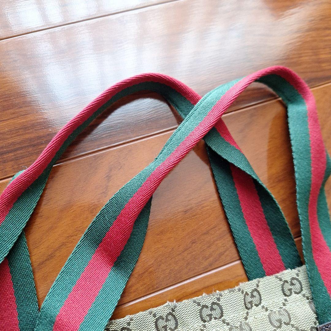 Gucci GGパターン トートバッグ 収納袋付き