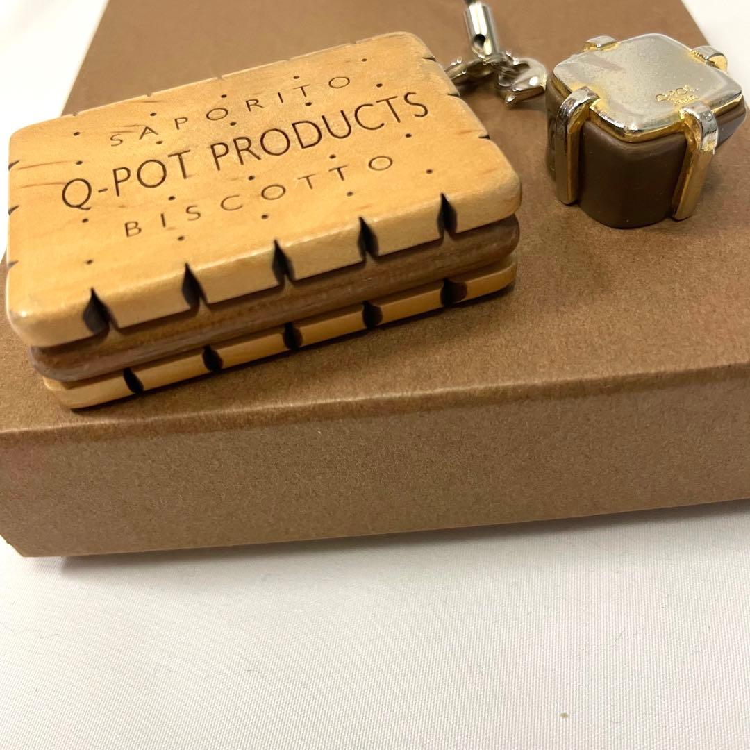 【可愛い】Q-pot. キューポット ビスケット メルティチョコレートストラップ