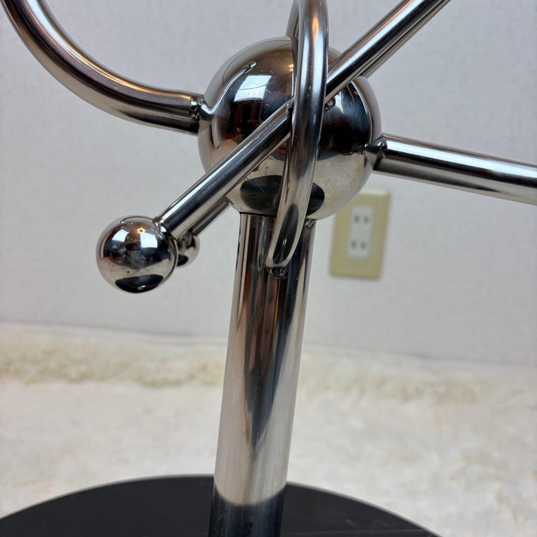 送料無料 サイドテーブル 2段式 ガラス・金属製 大理石