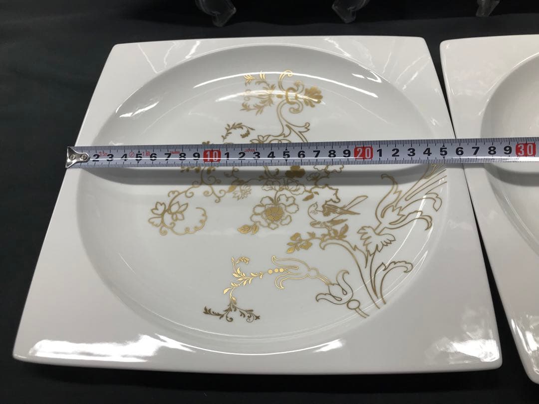 ①【美品】 PLATO GOLD プレート　26.5cm 4P