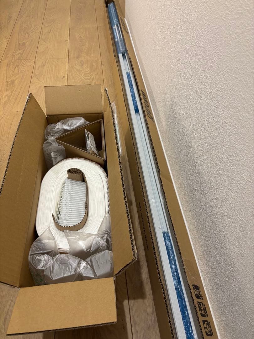 新品未使用 TOSO 縦型バーチカルブラインド 幅224cm 高さ191cm 白