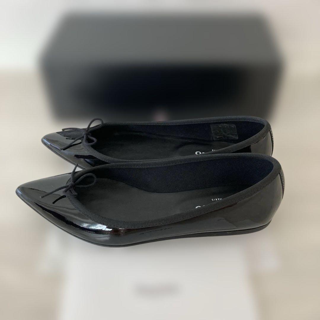 ほぼ新品 レペット JUNION バレエシューズ ブラック 38.5