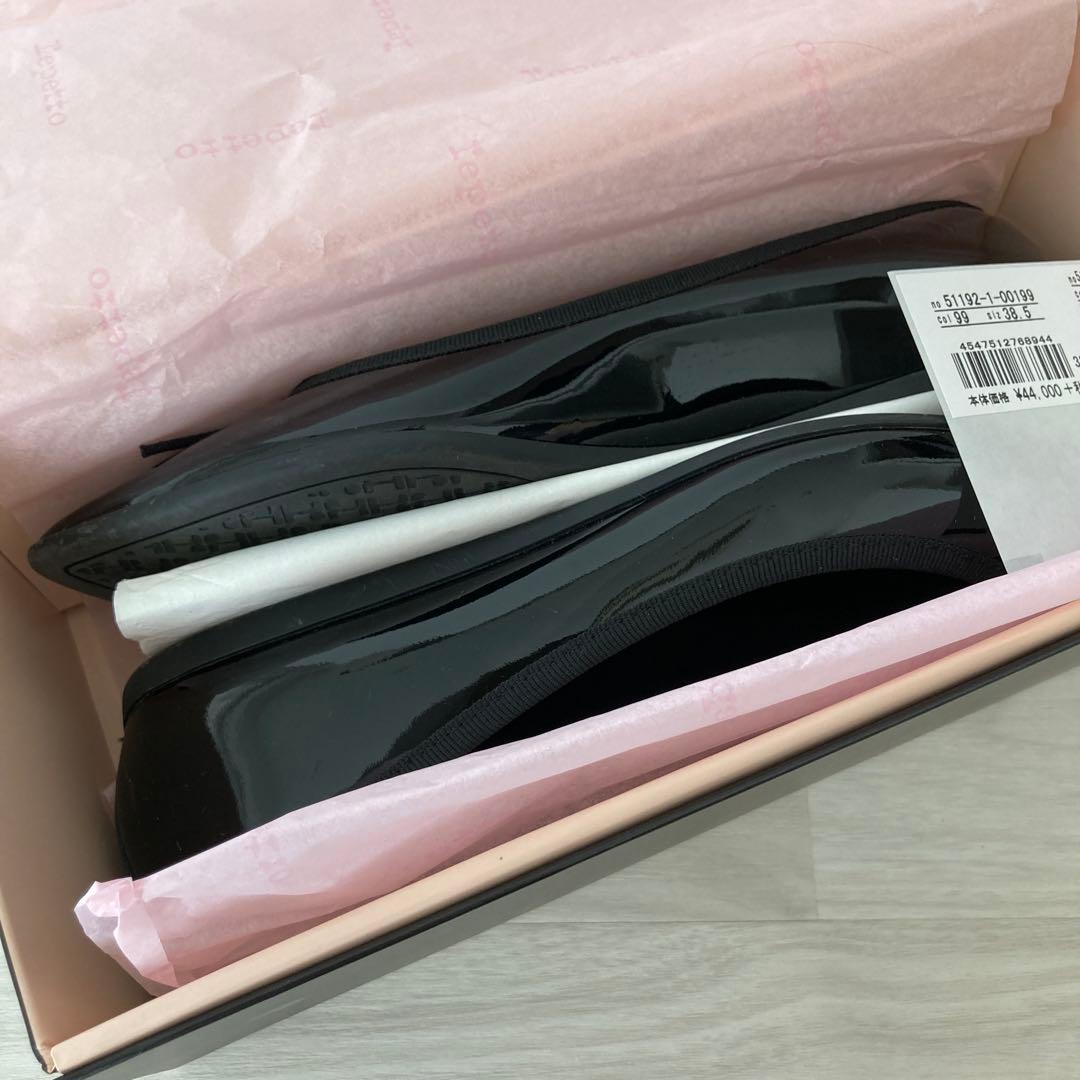 ほぼ新品 レペット JUNION バレエシューズ ブラック 38.5