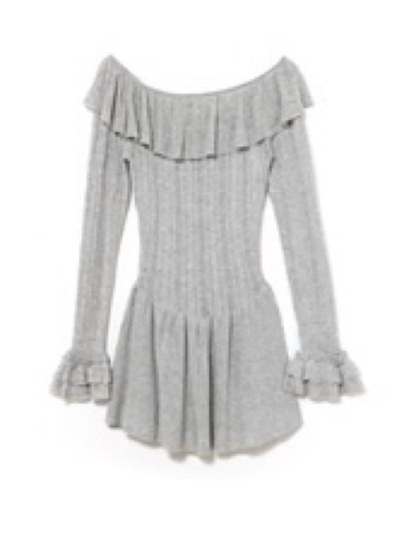 新品ANDMARY Hana knit mini dress