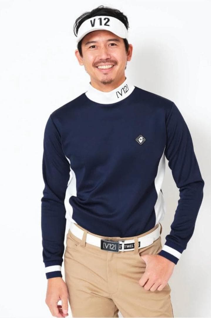 V12 新品 モックネック XLサイズ