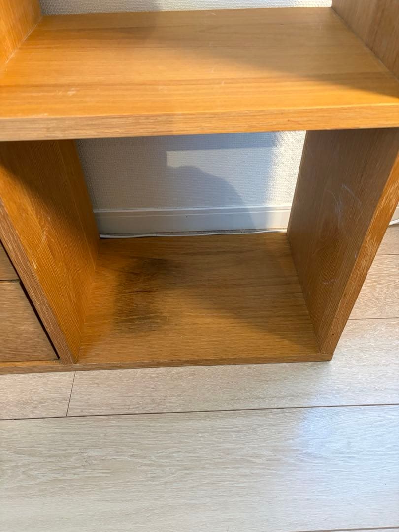 無印良品　スタッキングシェルフセット　３段×２列・オーク材