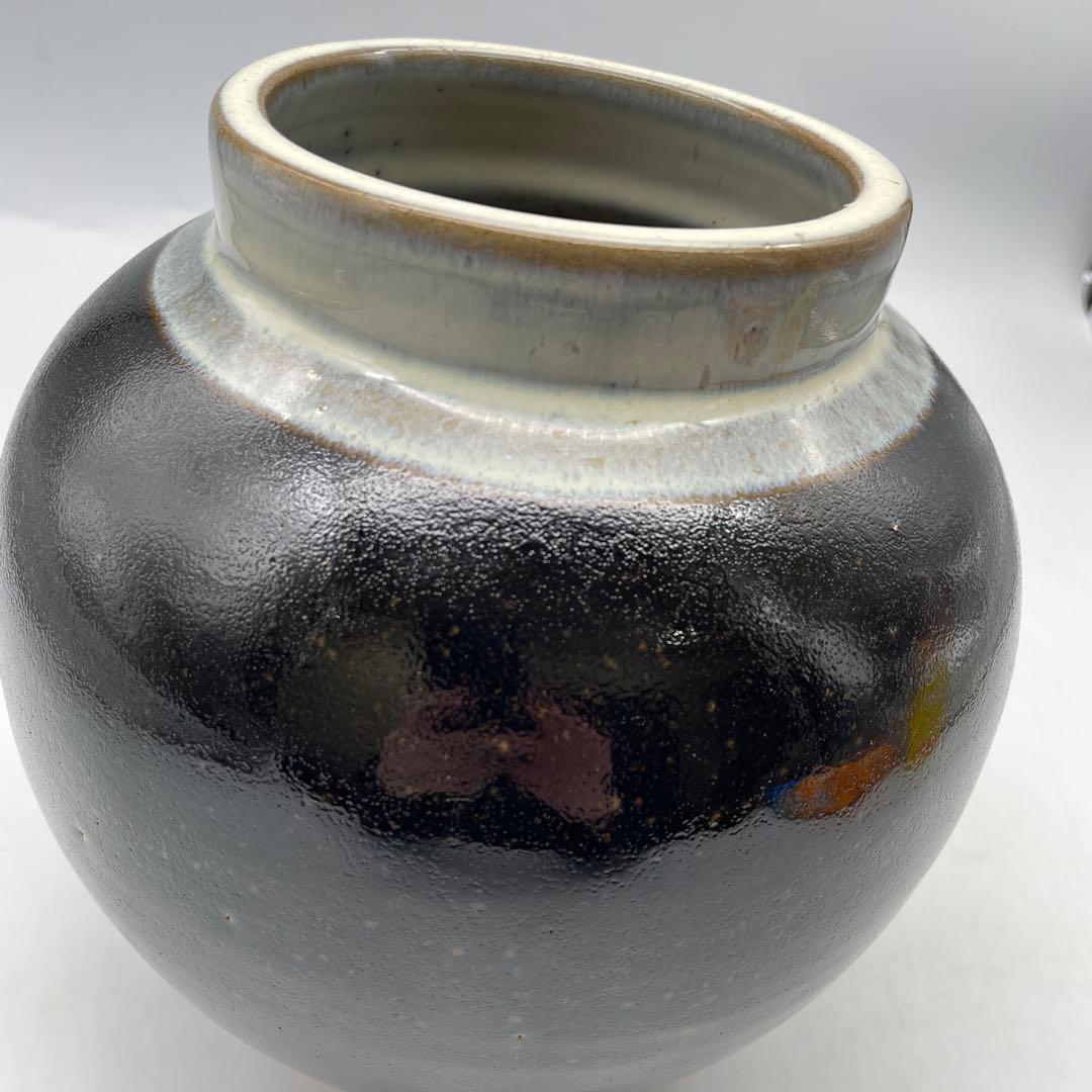 鳥取民藝　中井窯　牛ノ戸焼　花瓶　花器　花入れ　陶器　壺210