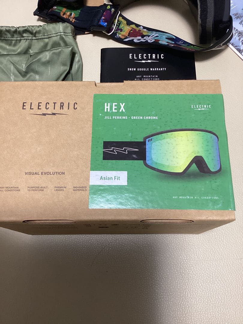 新品　エレクトリックゴーグル HEX ヘックス 　スノーボード