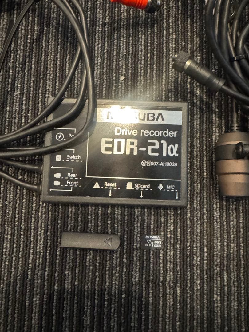 MITSUBAミツバ　バイク用ドラレコ　EDR-21α 前後カメラ