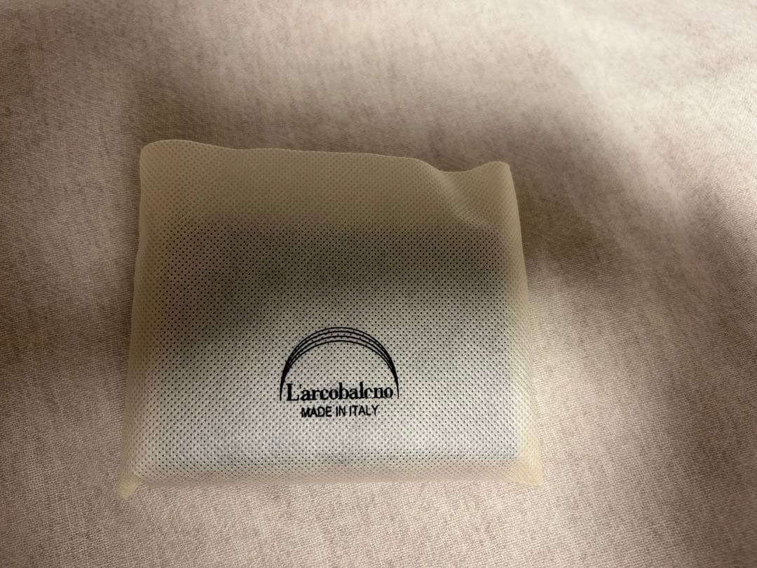 ラルコバレーノ　名刺入れ オレンジ 紫　✳︎新品✳︎