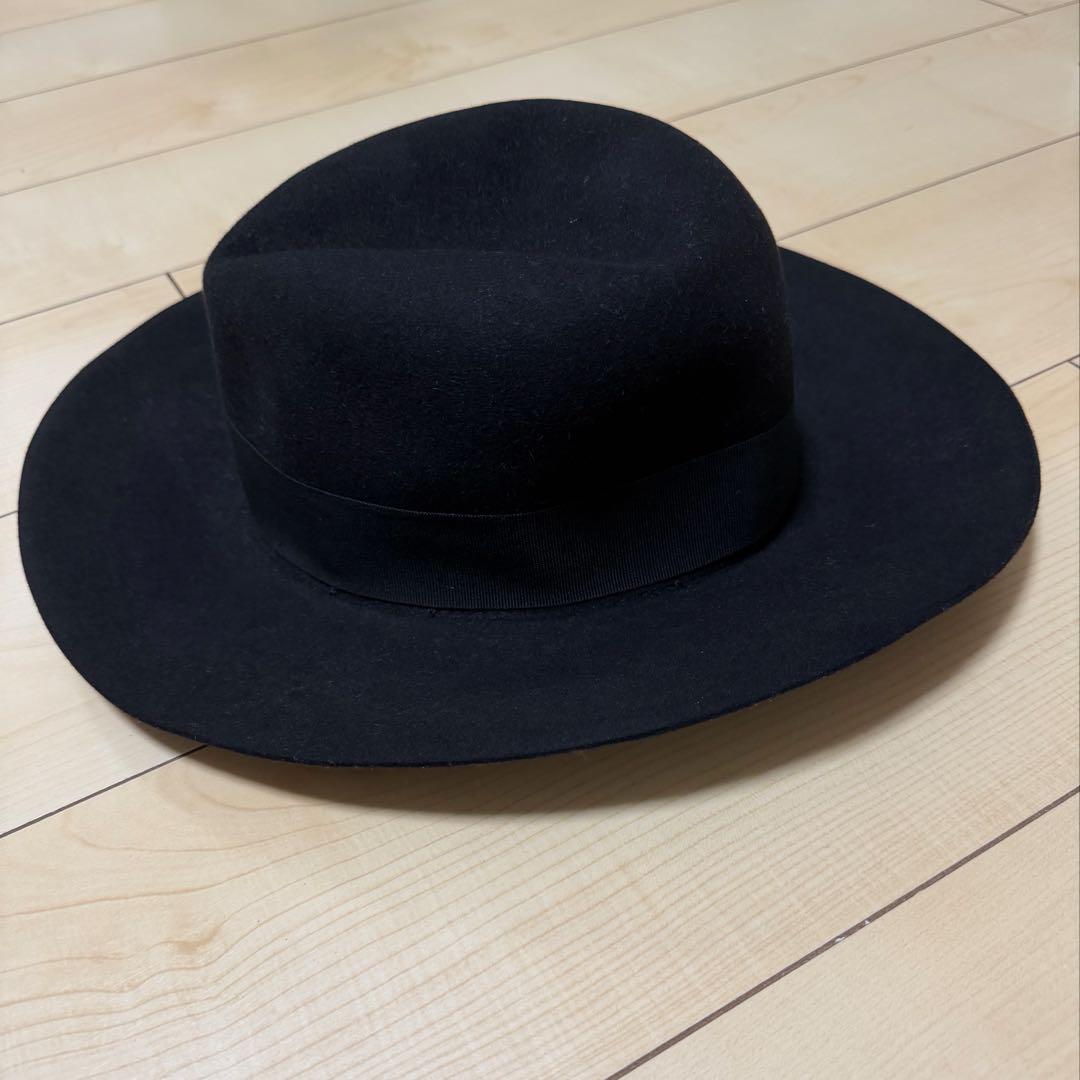 HERMÈS MOTSCH フェルトハット（中折れ／オープンクラウン 2WAY）