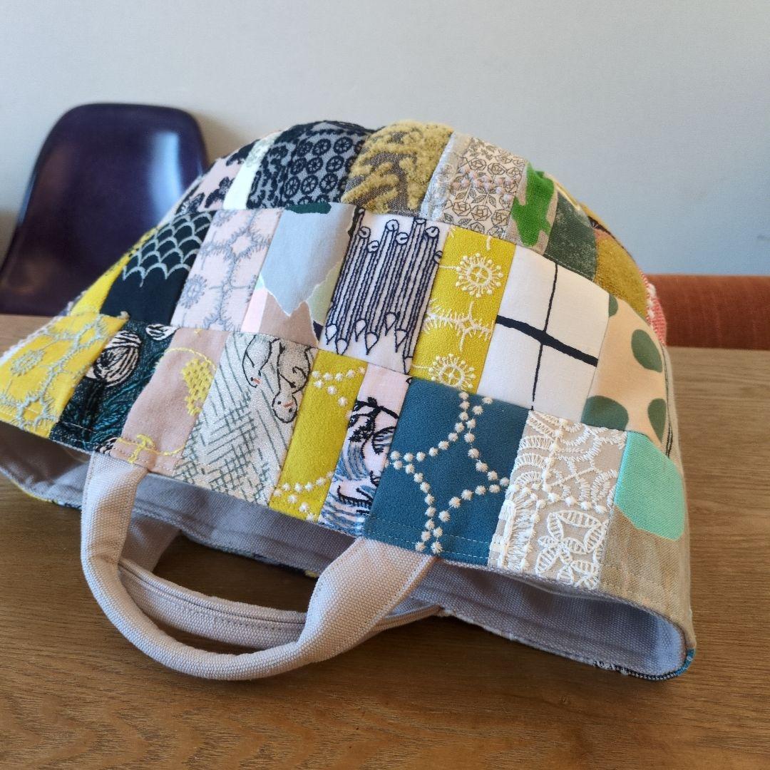 パッチワーク マルシェバッグ＊ミナペルホネン