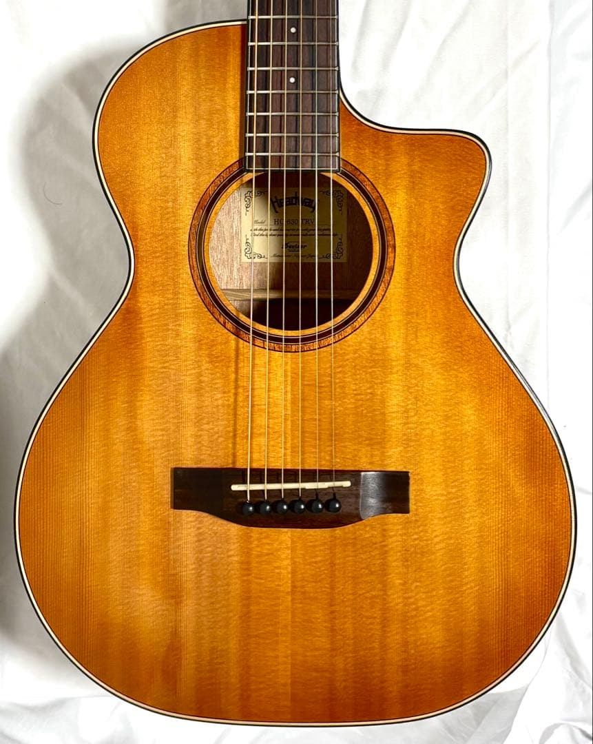 【新品弦張替済】HEADWAY アコースティックギター HC-630 TRV