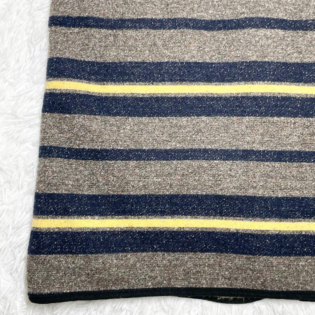 キャピタル　ビーチベスト・ボーダー・ネップライニング・L・裏毛・ビーチクロス