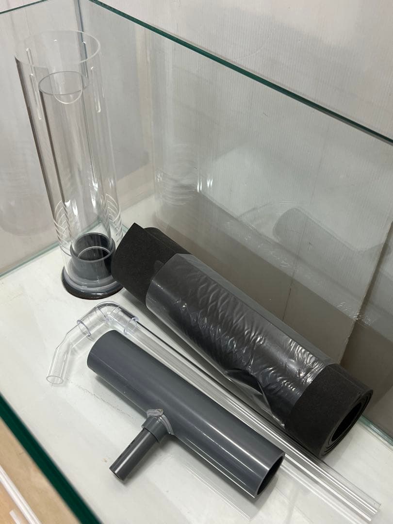 ラスト1セット　900×300×300オールガラスオーバーフロー水槽 セット