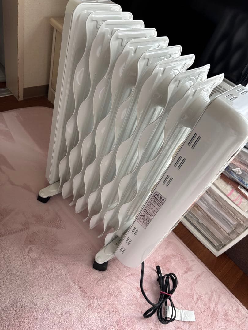 IRIS OHYAMA オイルヒーター 24hタイマー POH-S1208M-W