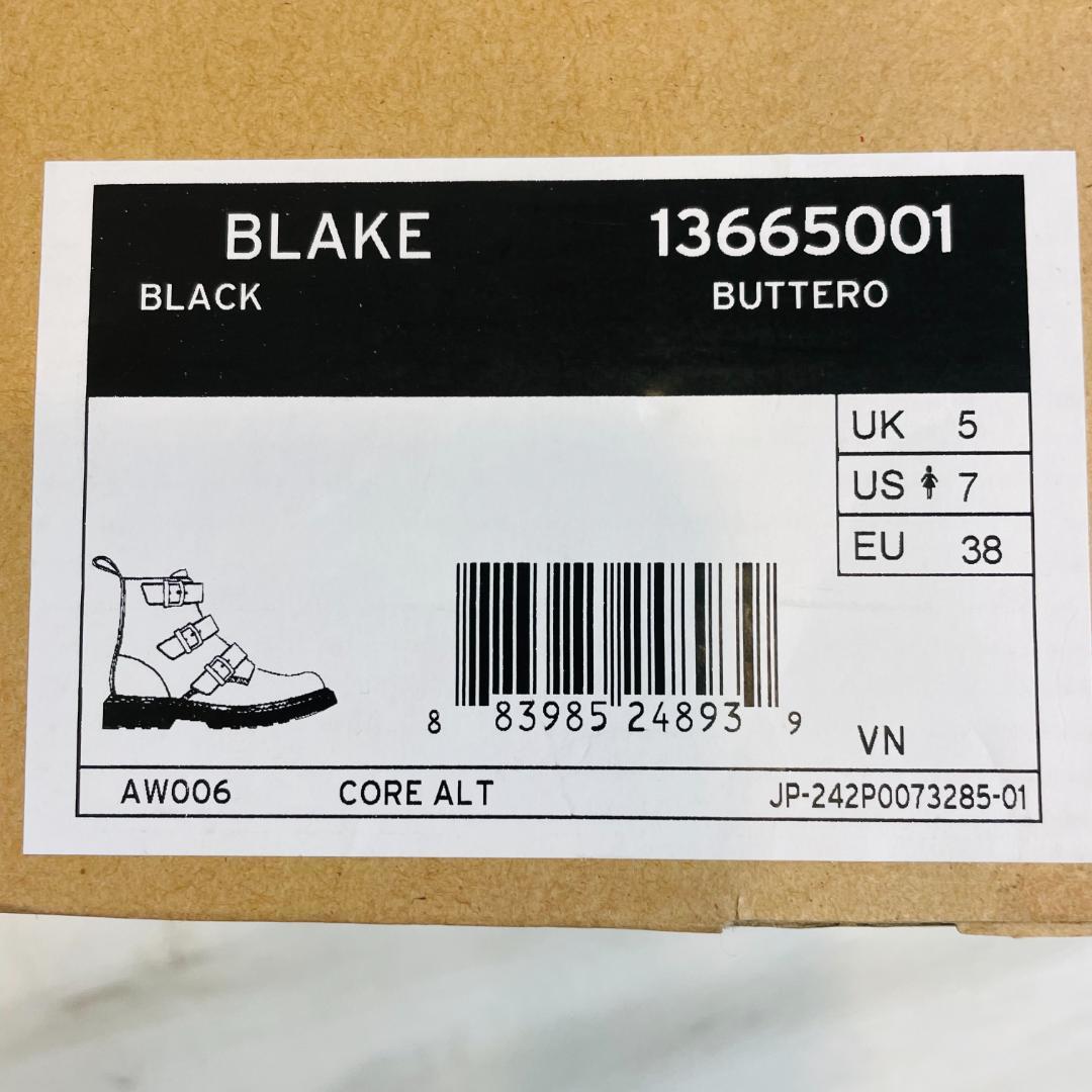 【極美品】ドクターマーチン BLAKE ベルテッドブーツ BLACK 24cm