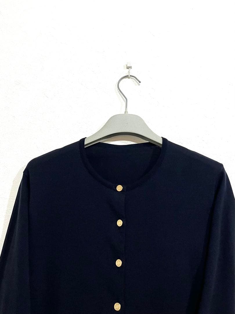 新品タグ付　FF graceクルーネックカーディガン　ドゥーズィエムクラス