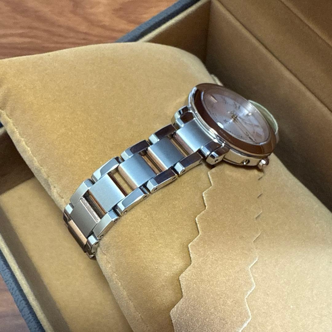 未使用 シチズン Xc ES9445-57W ヒカリコレクション 電波ソーラー