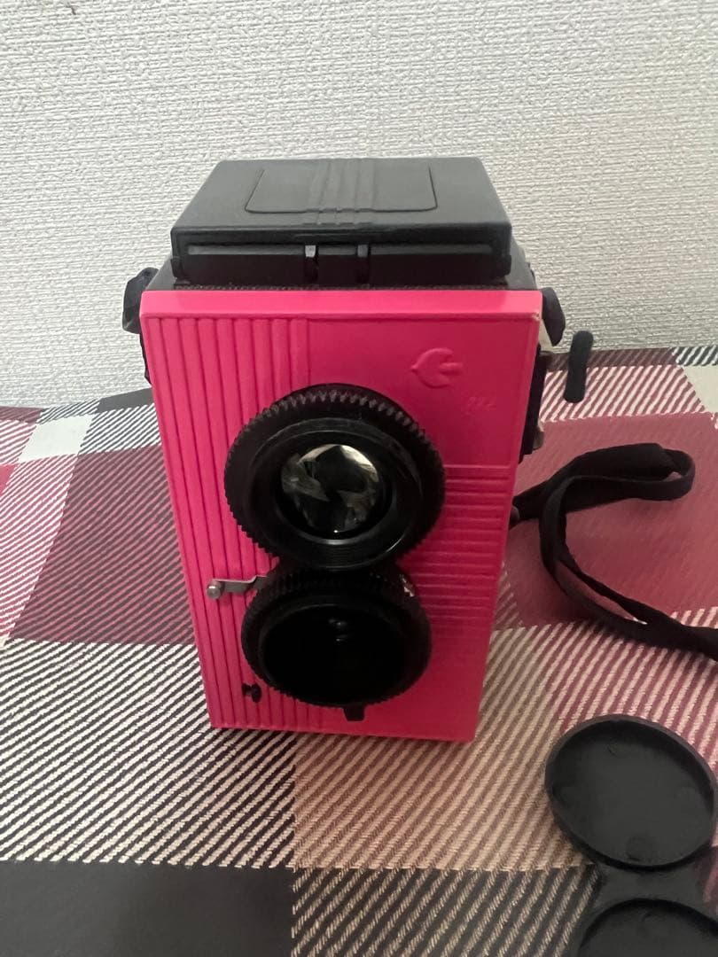 二眼レフカメラ ピンク brackbird flyピンク