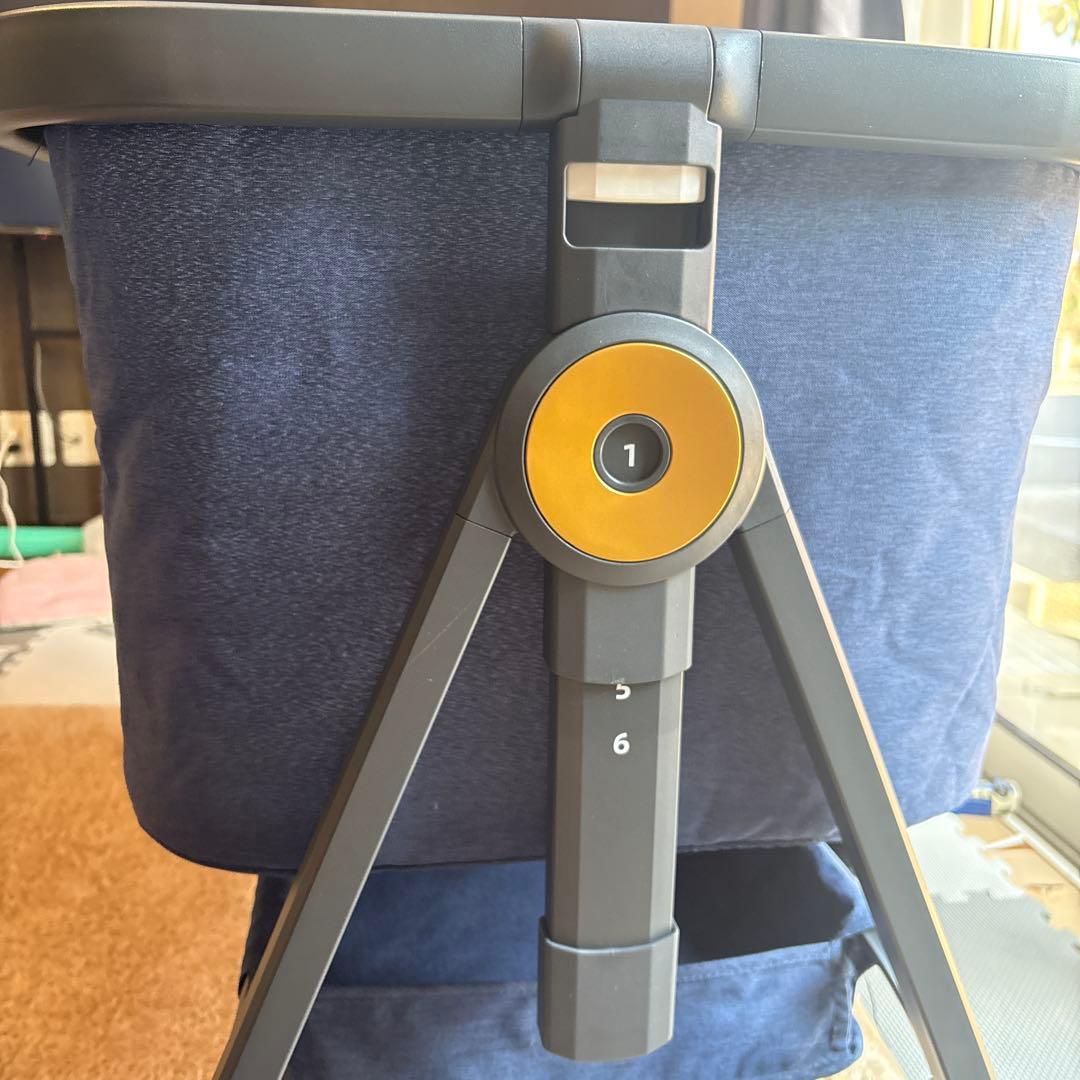 HZDMJ ベビーベッド ネイビー 星柄