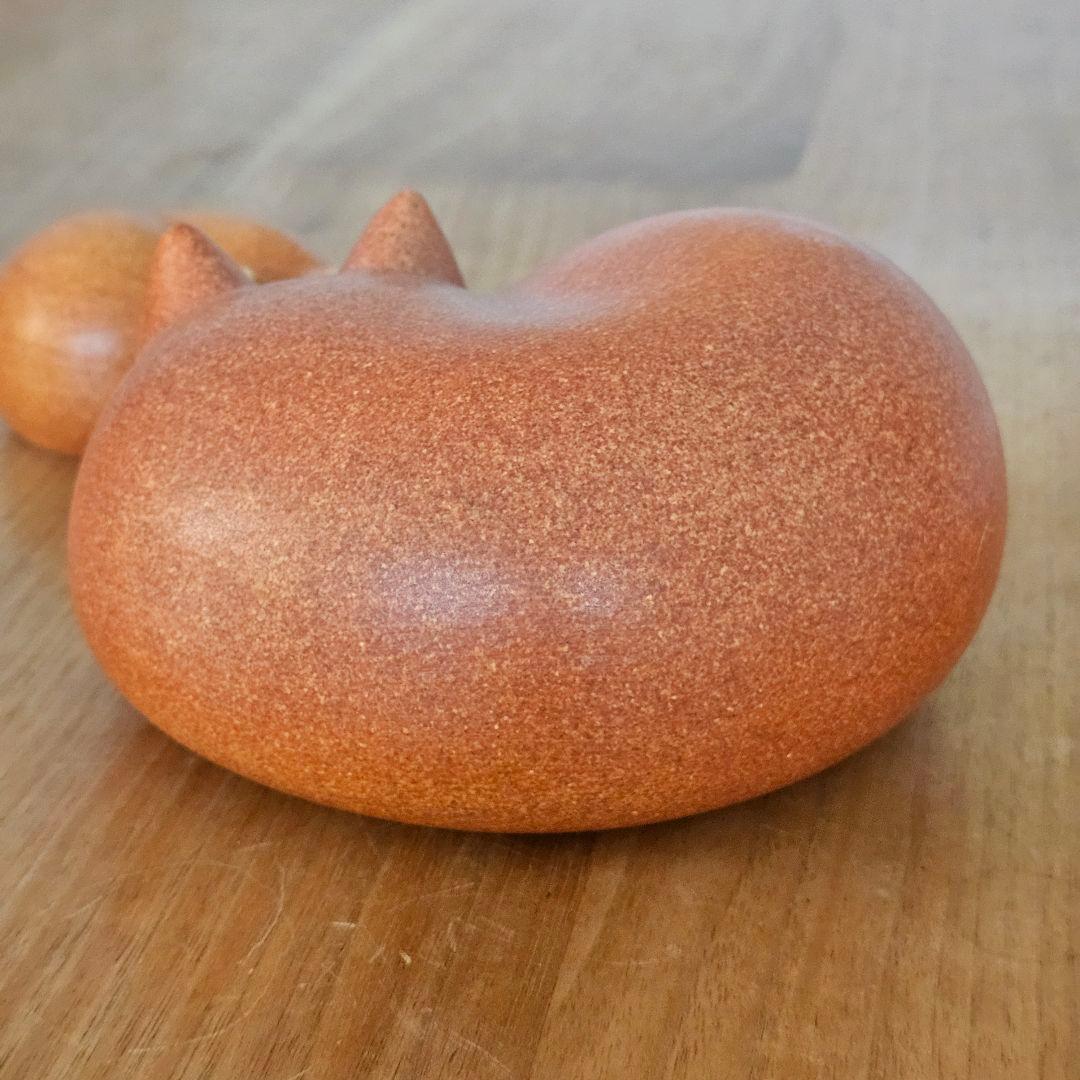 リサラーソン　FOX　ミニ　ミディアム　 キツネの親子　置物