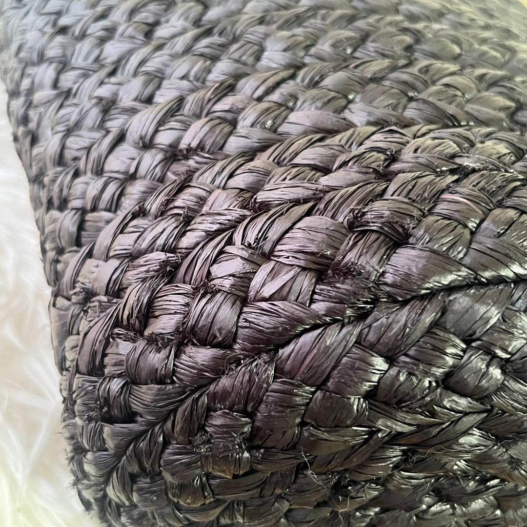 ヘレンカミンスキー　ラフィア　カゴバッグ　Marhianna 黒　トートバッグ