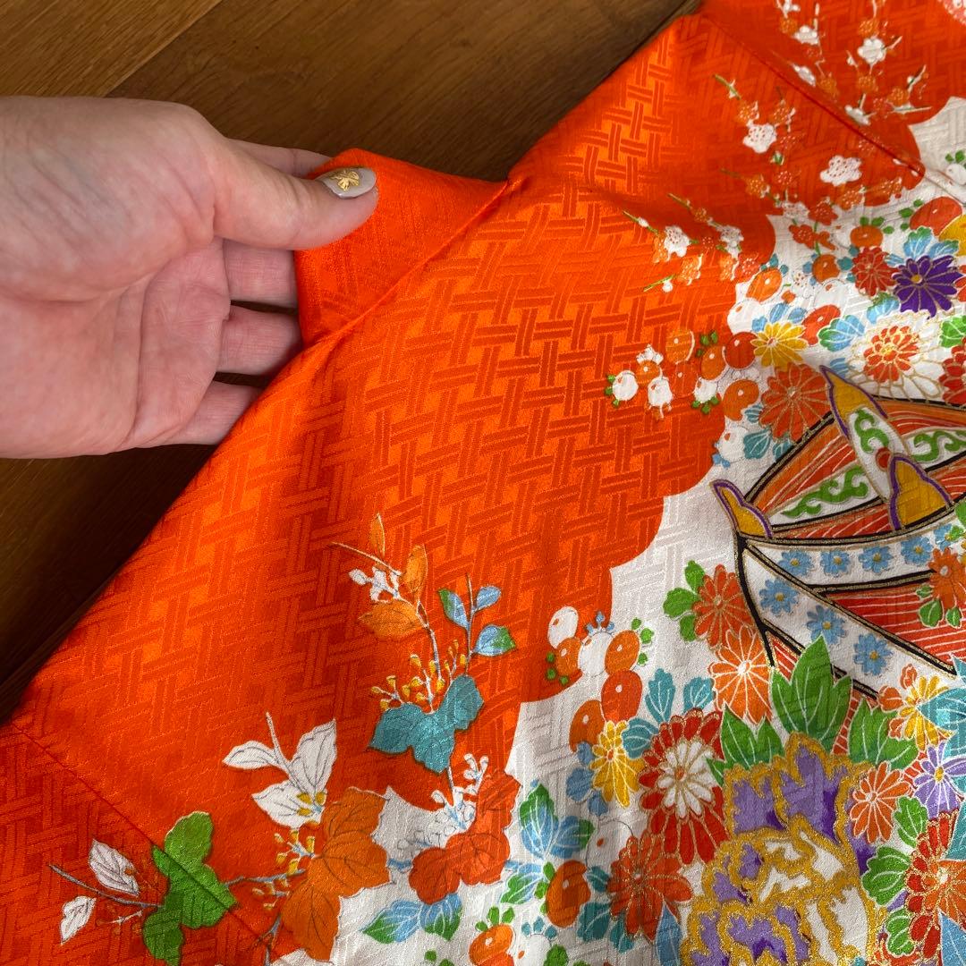 七五三　3歳　正絹