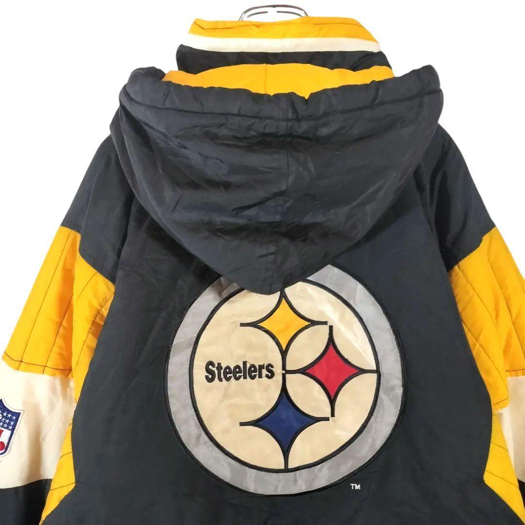NFL ピッツバーグスティーラーズ 中綿 ウォームアップウェア L ブラック