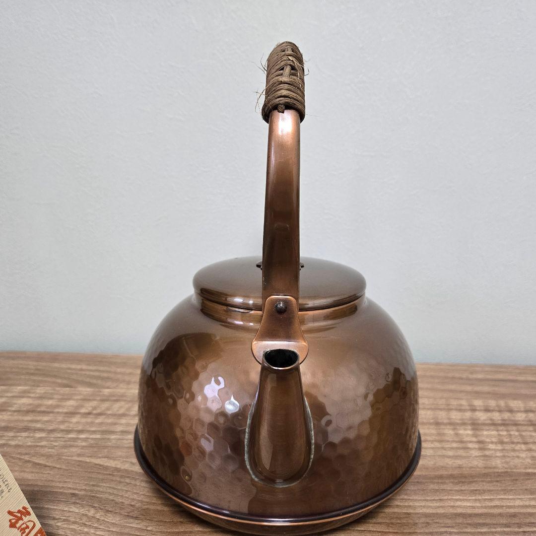 新光金属　純銅　ブロンズ仕上げ　ケトル