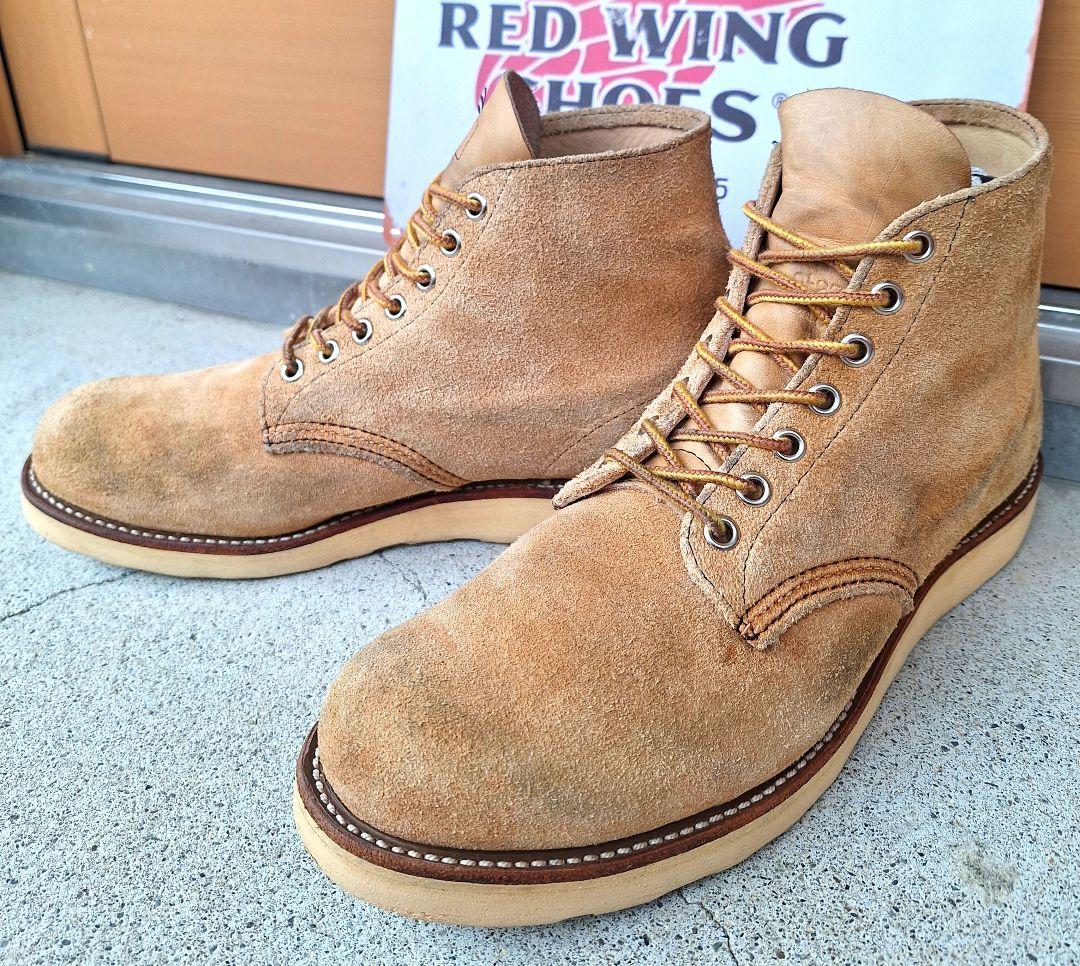 レッドウィング 8167 スエード プレーントゥ 8.5E redwing