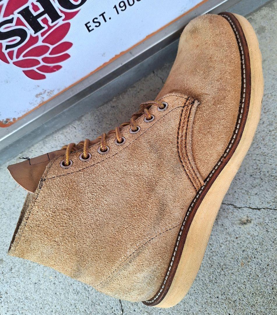 レッドウィング 8167 スエード プレーントゥ 8.5E redwing