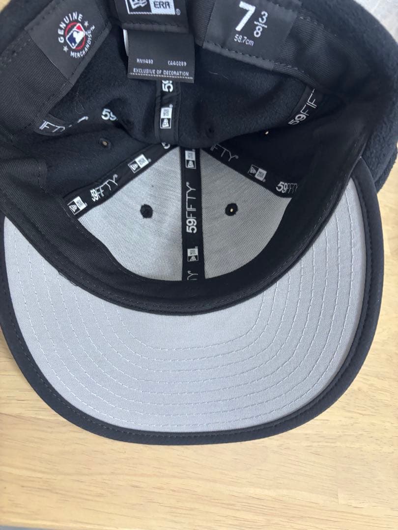 NEW ERA フリップダウン ニューヨーク・ヤンキース ブラック キャップ