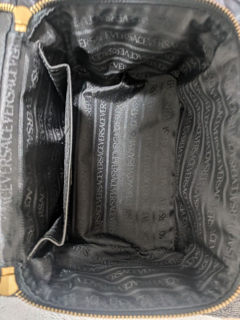 ヴェルサーチ VERSACE ハンドバッグ レザー バニティ
