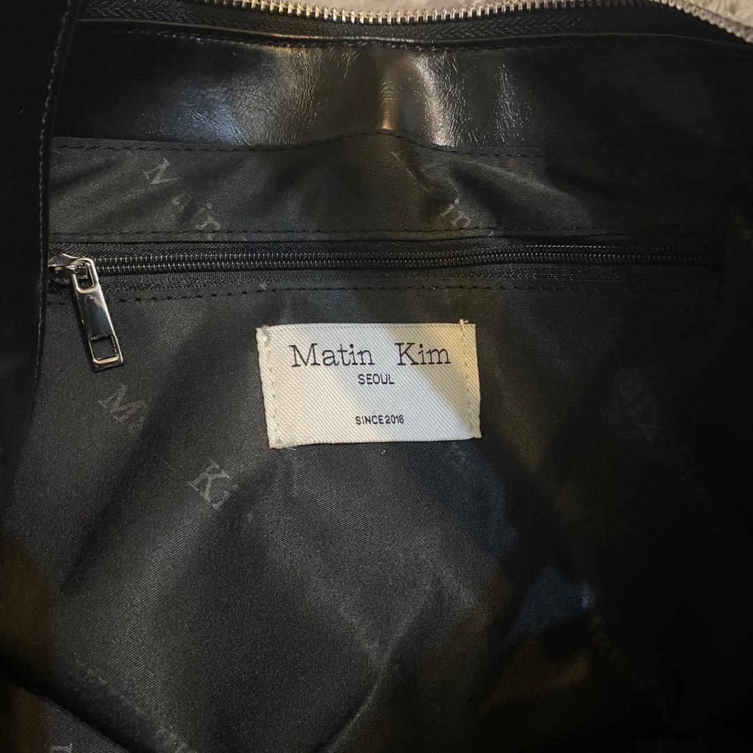 【美品】Matin Kim ブラックレザーショルダーバッグ 最終値下げ価格‼️