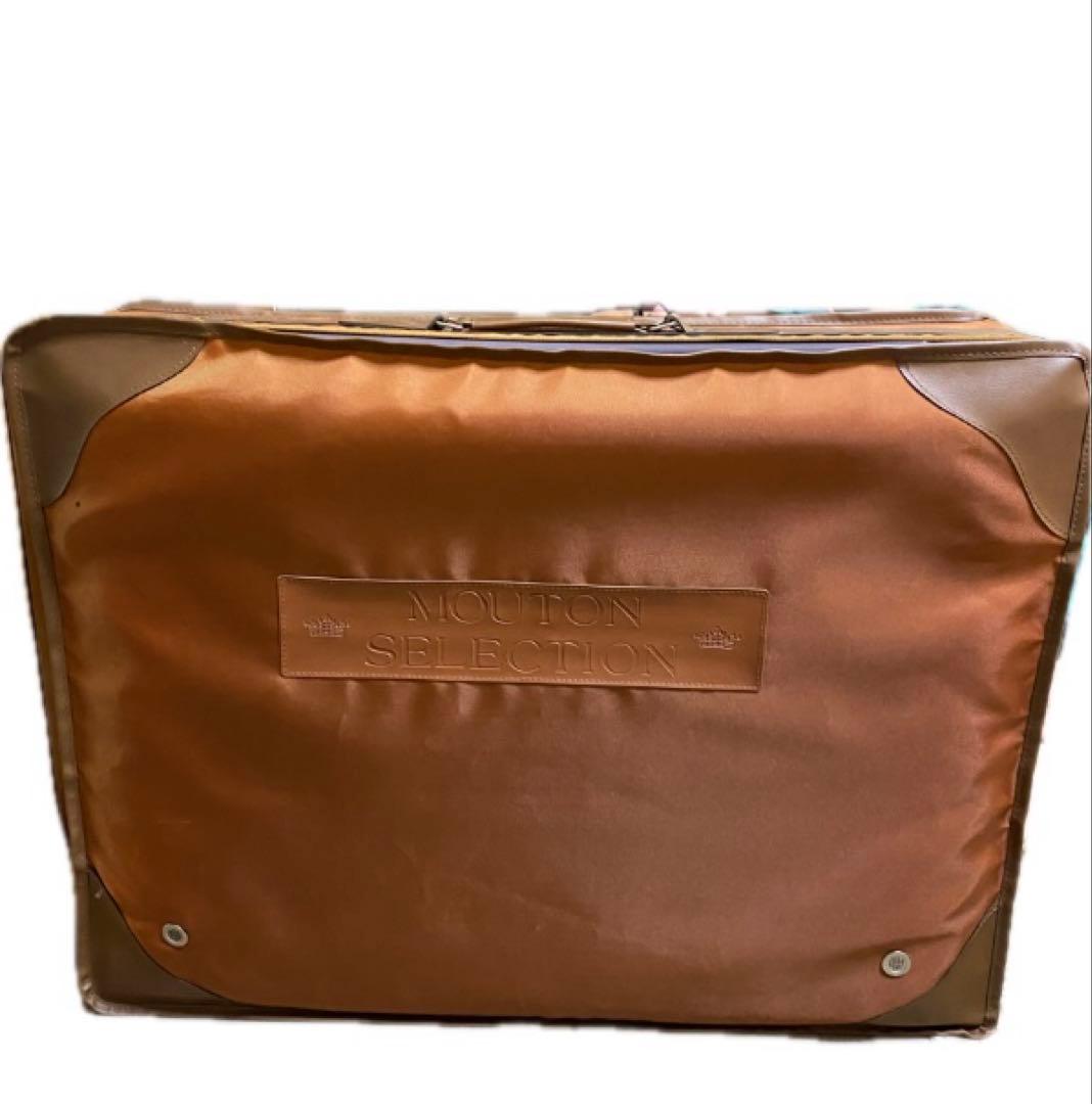 美品　ムートン　敷きパット　ケース付き　シングル　東洋羽毛　羊毛　セレクション