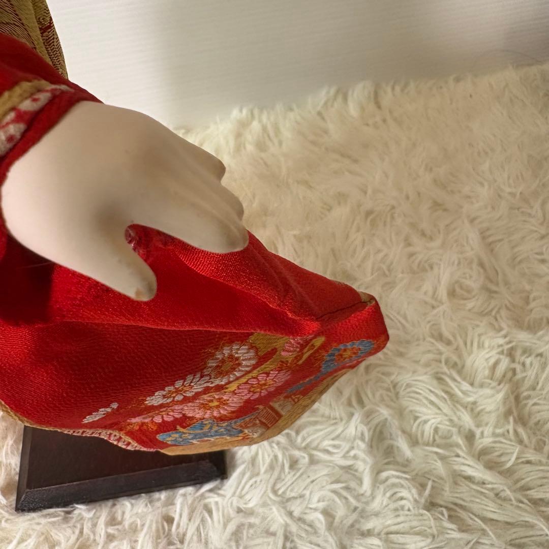 極美品 古い市松人形 45cm 箱入り 元箱