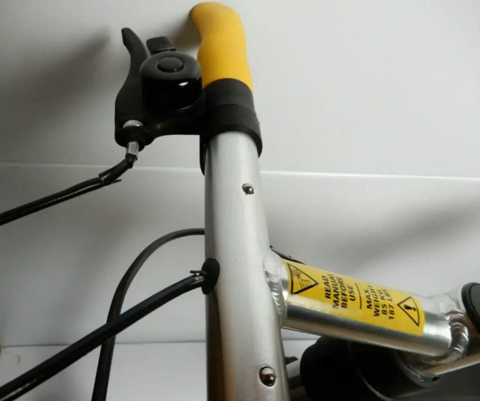 折り畳み式自転車 A-RideX イエローカラー