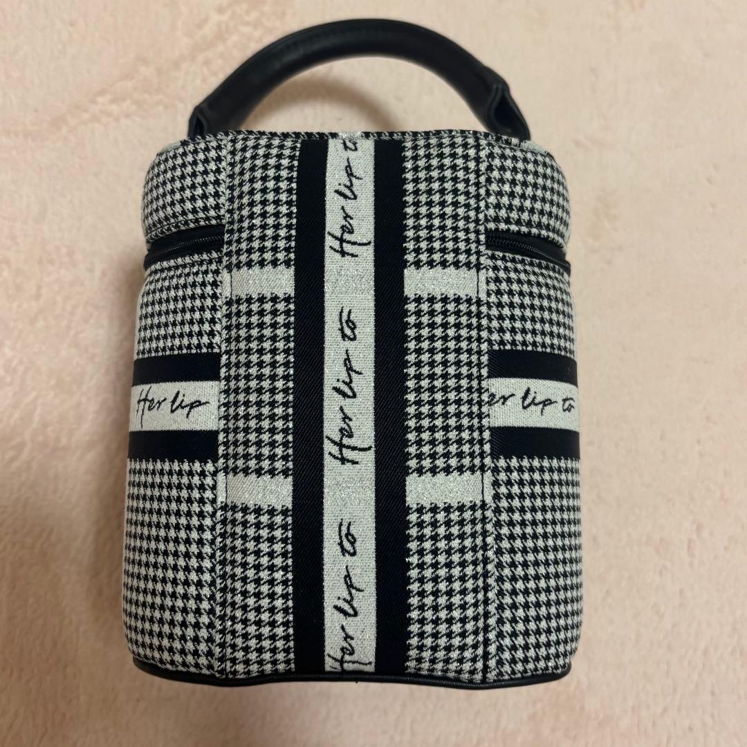 Herlipto Jacquard Vanity Bag バニティバッグ