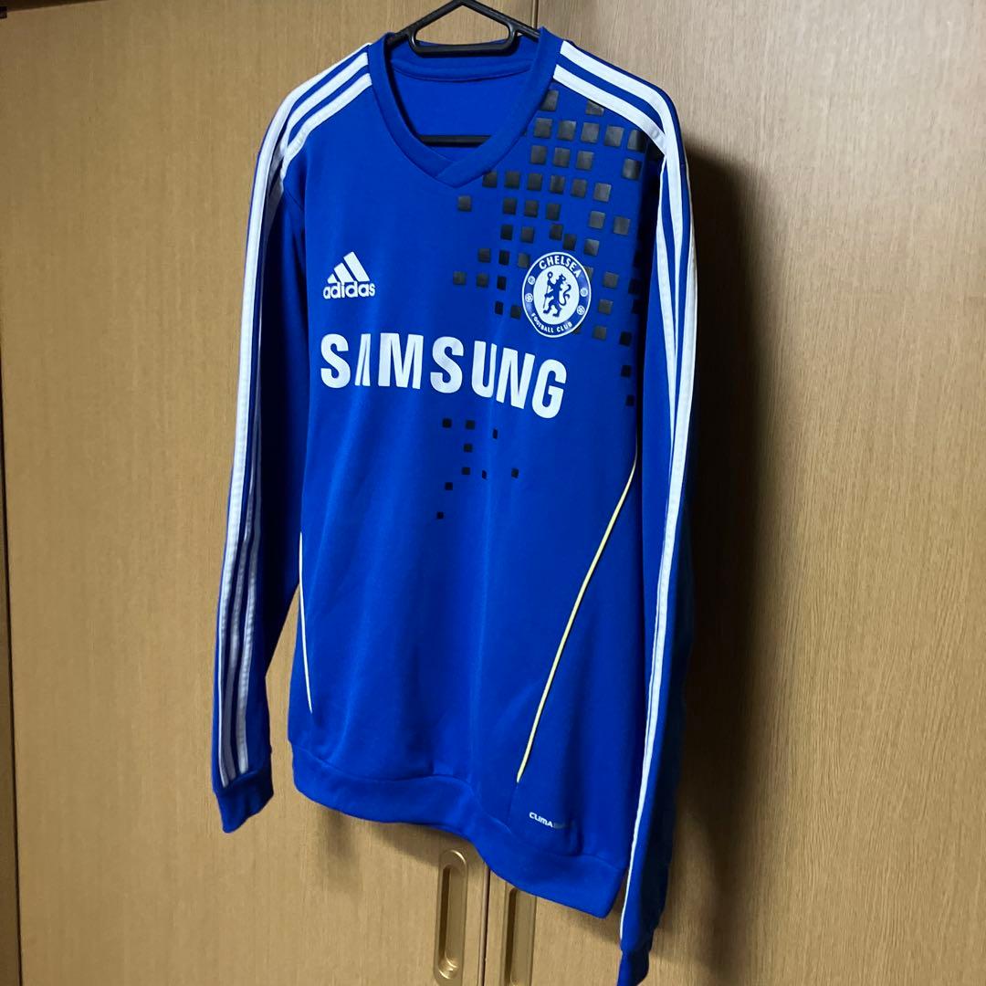 adidas × FCチェルシー × サムスン 長袖 ユニフォーム Lサイズ