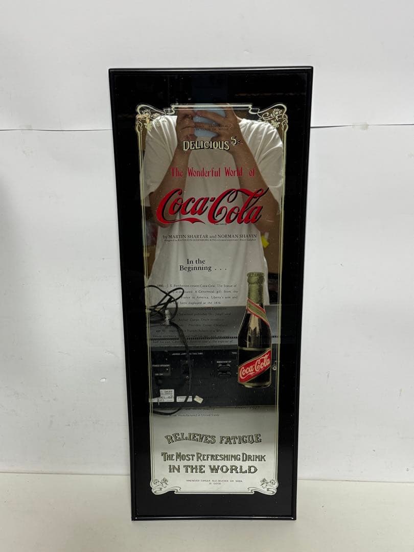 コカコーラパブミラー　希少