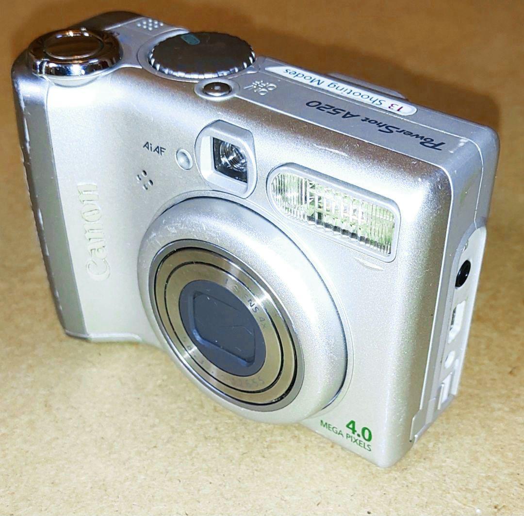 【オールドコンデジ 特典付き】キャノン PowerShot A520 4倍ズーム