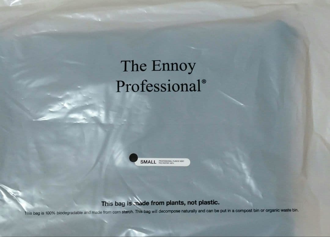 ENNOY PROFESSIONAL FLEECE VEST 新品未使用　S